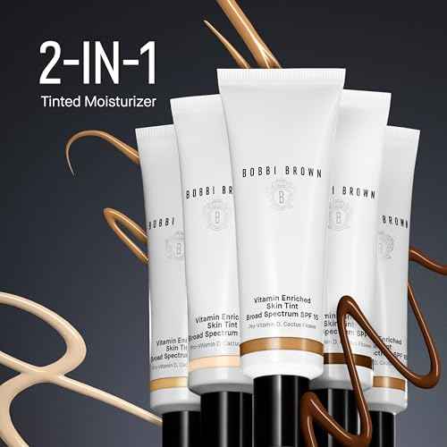 Bobbi Brown Vitamin Enriched Skin Tint SPF 15 | Broad Spectrum SPF Skin Tint | Hydrating Tinted Moisturizer | Vitamins B, C, & E