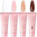 Makartt Poly Nail Gel Kit - 4 Colors Builder Gel Set for Extensions