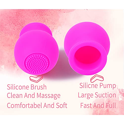 Silicone Lip Plumper Device with Brush - Lip Enhancement Tool
