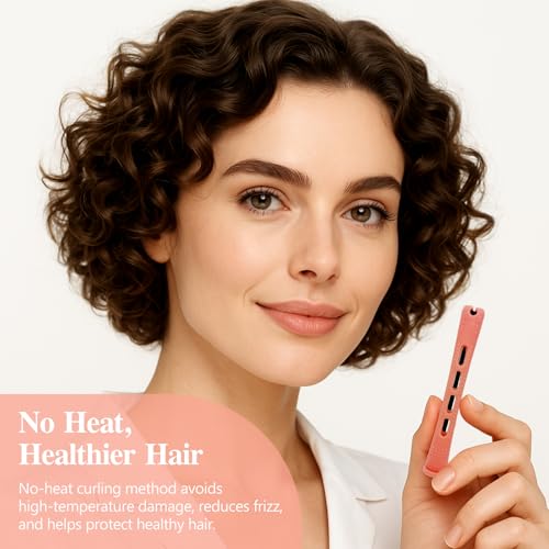 Cold Wave Perm Rods Set - 40-Pack Heatless Hair Curlers for DIY Styling