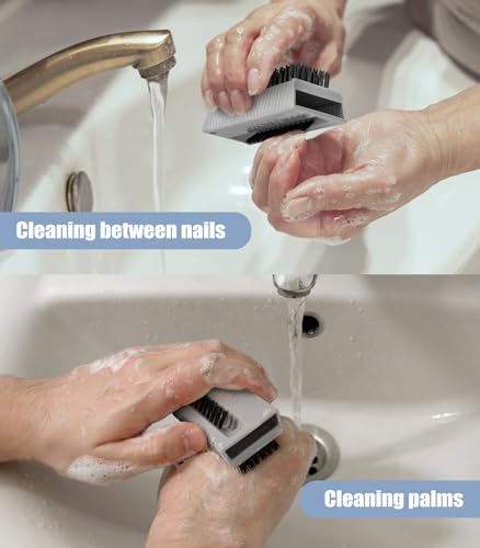 Heavy Duty Nail Brushes for Deep Cleaning Fingernails - 2 Pack