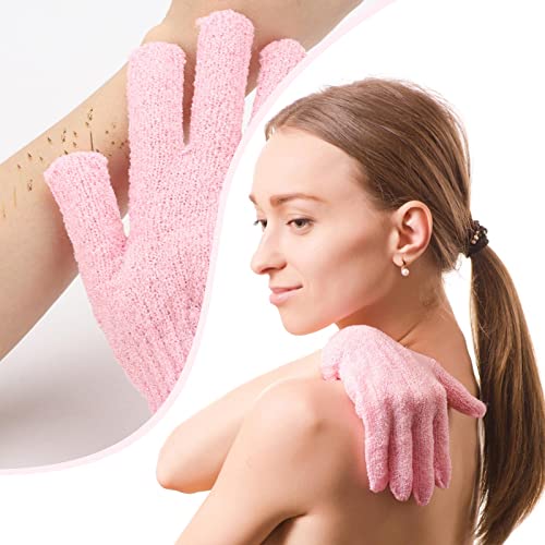 Exfoliating Shower Gloves 24-Pack - Body Scrubber Loofah