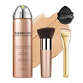 Airbrush Foundation Makeup - Buildable Coverage, Moisturizing Formula