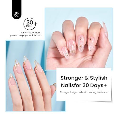 Beetles Builder Gel Set - 2 Pcs Clear Nail Extension Gel