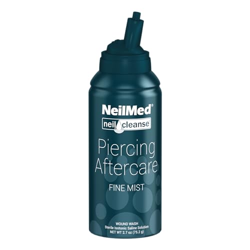 NeilMed Piercing Aftercare Saline Spray 75mL Travel Size