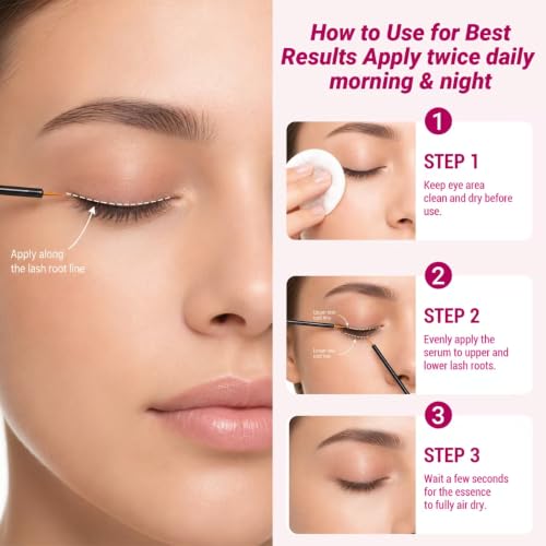 Lash Growth Serum 2 Pack - Eyelash & Eyebrow Nourishing Formula