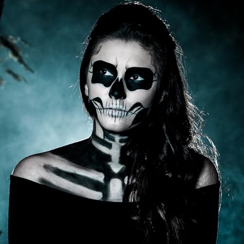 Black and White Face Paint Stick - Waterproof Makeup for Halloween Costume