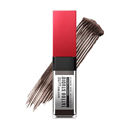 Maybelline Tattoo Studio Brow Gel, Waterproof 36HR Medium Brown