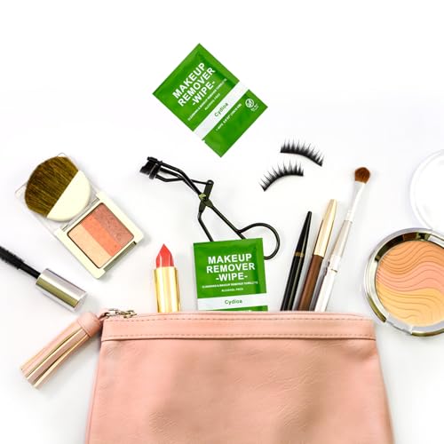 50 Makeup Remover Wipes, Individually Wrapped, Alcohol-Free Travel Size
