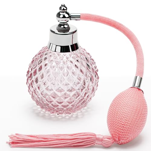 Refillable 100ml Crystal Glass Perfume Spray Bottle with Pineapple Pattern