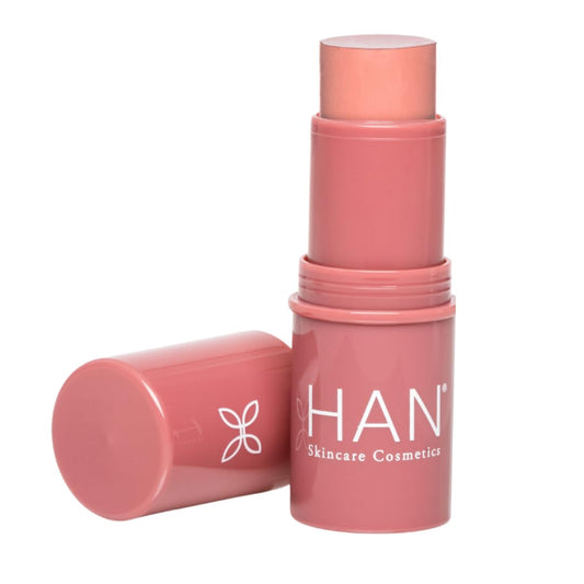 HAN Skincare Cosmetics Vegan, Cruelty-Free 3-in-1 Multistick for Cheeks, Lips, Eyes, Innocence