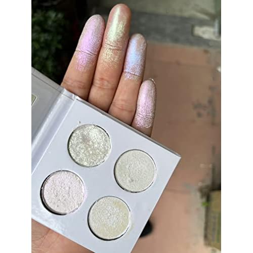 4 Colors Pigmented Eyeshadow Palette,cosmetic duochrome Matte eyeshadow,Creamy Texture Blendable Natural Colors Long Lasting Make Up (Make up-2)