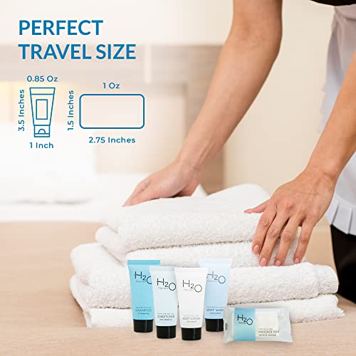 H2O Therapy 75-Piece Hotel Toiletries Set with Shampoo Conditioner Lotion