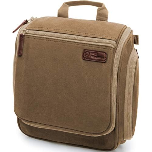DD D&D Wanderlust D&D Hanging Travel Toiletry Bag for Men and Women ? Cosmetics, Makeup and Toiletries Organizer Kit with 10 Compartments, YKK Zippers, XXL Metal Swivel Hook, Water-Resistant Nylon