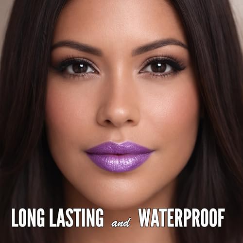 Mynena Metallic Liquid Lipstick - Light Purple Mira | Waterproof
