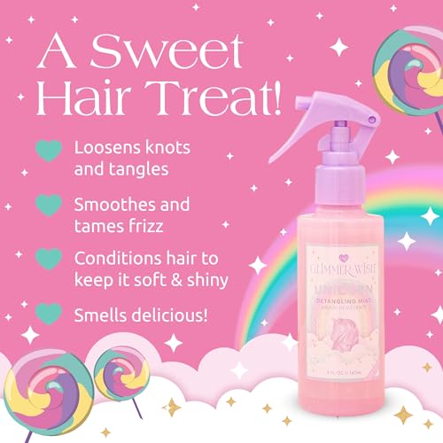 Glimmer Wish Unicorn Hair Detangler Spray 5 fl oz