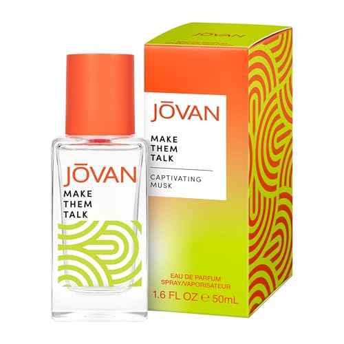 Jovan Make Them Talk Eau de Parfum 1.7 fl oz (Pack of 1), Notes of Osmanthus, Musk, and Lemon, Unisex Fragrance, Long Lasting, Everyday Fragrance, Travel Size