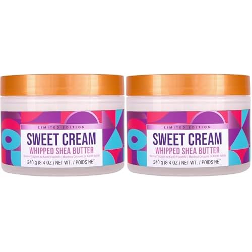 Tree Hut Sweet Cream Whipped Shea Body Butter | Long-lasting Hydration Leaves Skin Feeling Soft & Moisturized | Limited Edition Fall | Nourishing Essential Body Care | 8.4 fl oz. (Pack of 2)
