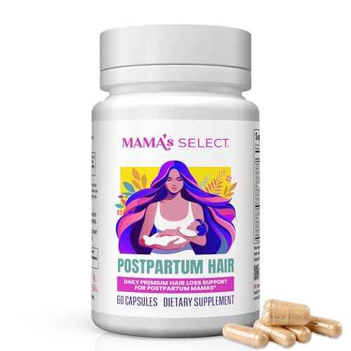 Mama¡¯s Select Postpartum Hair Loss Vitamins ? Reduce Shedding, Restore Thickness, Shine, & Strength ? Supports Hormonal Balance, Cellular Renewal & Scalp Health ? Treatment Is Safe for Breastfeeding