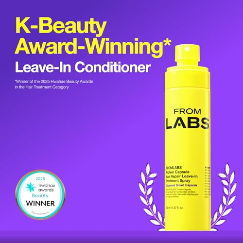 FROMLABS Protein Leave-In Conditioner Spray - Heat Protectant & Keratin Detangler
