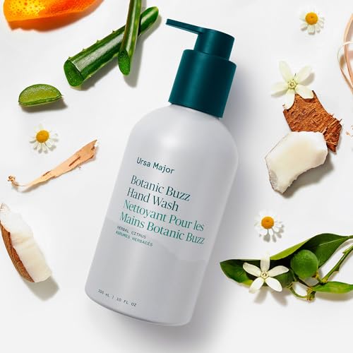 Ursa Major Botanic Buzz Hand Wash - Hydrating Vegan Liquid Soap, 10 oz