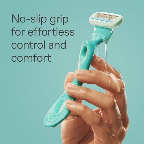 Ultra Sensitive Razor for Women - 5 Blade Shaving System with Refills