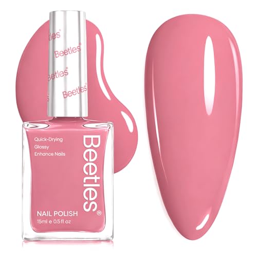 Beetles Pink Nail Polish Dusty Rose Ridge Filler 15ML