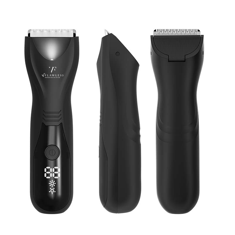 V Flawless Electric Body Hair Trimmer/Shaver Waterproof Ideal for All Body Parts Ultimate Male Hygiene Razor