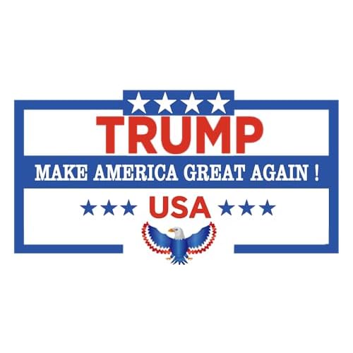 Y&C TENCOB Donald Trump Temporary Tattoos for Adults Teenage Girls Boy, 30 Sheets President 2024 Tattoos Stickers Campaign Party Gag Novelty Gifts Supplies Favors(Trump)