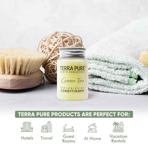 Terra Pure Conditioner, Travel Size Hotel Amenities, 1 oz (Case of 300)