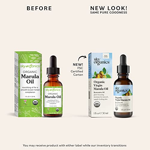 Sky Organics Castor Oil & Marula Oil
