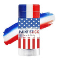 Patriotic 3-in-1 Face & Body Paint Sticks - Waterproof Red White Blue USA Flag