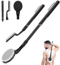 BTideas Telescopic Back Scrubber with Soft Nylon Bristles - Shower Brush for Men Women Elderly, 17.5-25.7 Inch