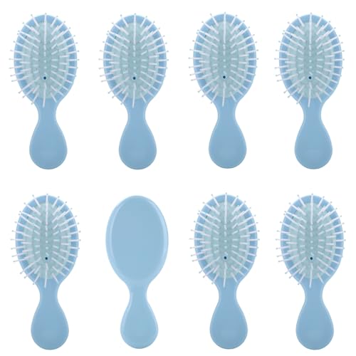Bridesmaid Proposal Gift Set - 8 Mini Travel Hair Brushes