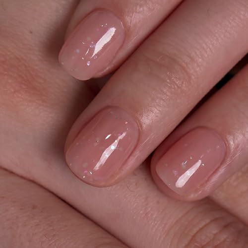 CurvLife Extra Short Soft Gel Press-On Nails - 32 PCS Nude