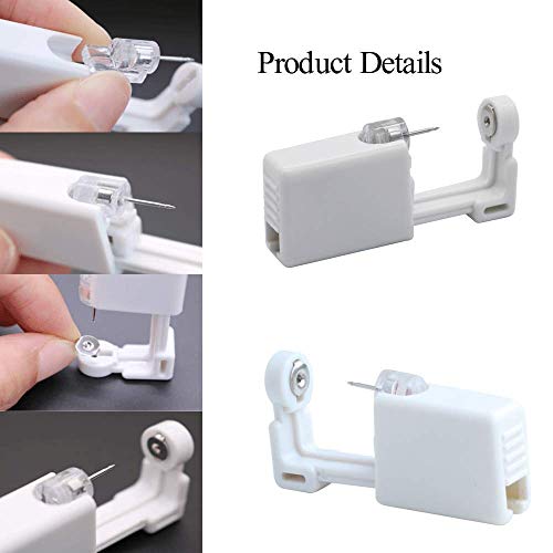 Nose Piercing Gun Kit 2-Pack with Studs & Tools