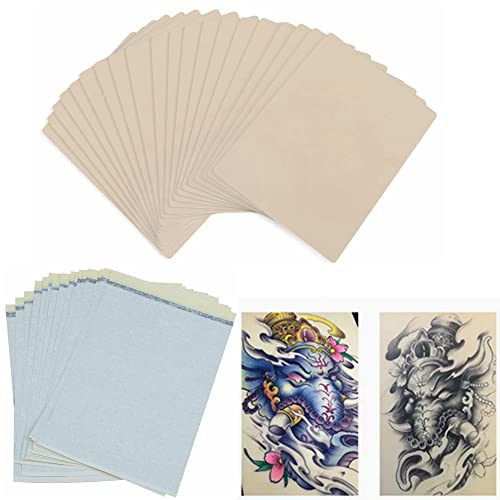 Tattoo Practice Skin Kit 40pcs - Transfer Paper & Latex Pads