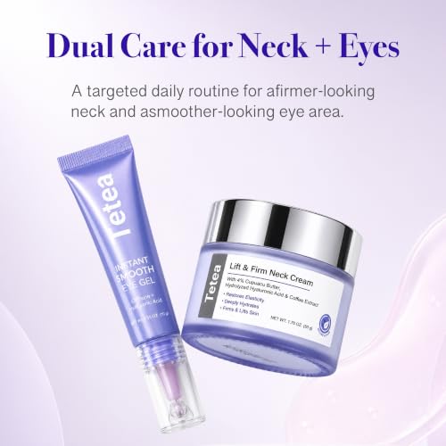 Neck & Under Eye Gel Set - Firming Cream for Women & Men