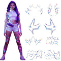 Fantasy Hunter Full Body Tattoo Set - 8 Waterproof Sheets