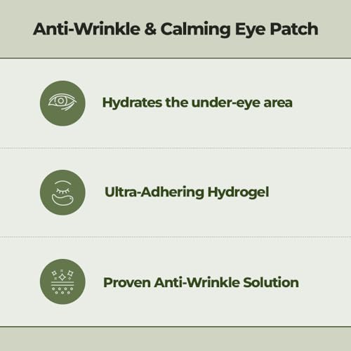 JMsolution Heartleaf 88 Soothing Eye Patch ? Cooling Hydrogel Under Eye Mask for Puffy Eyes, Dark Circles & Sensitive Skin ? Hydrating & Calming Eye Care with Houttuynia Cordata