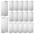 50 Pcs Nail Plates for Wood Studs - Alloy Cable and Pipe Protection Shields