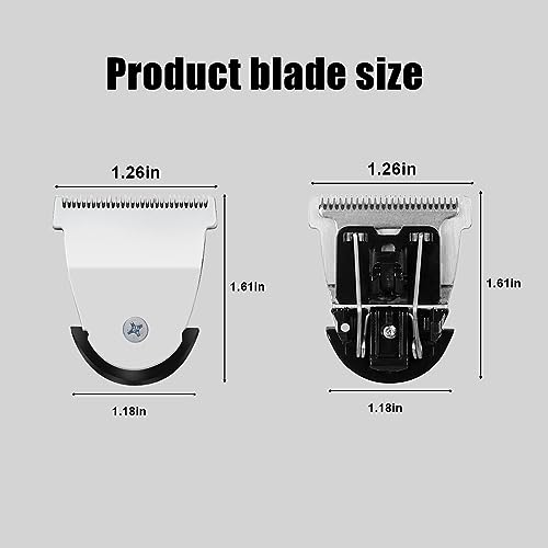 Audoc Silver 2-Pack Replacement Blades for Wahl Sterling Mag Trimmers - Model 2111