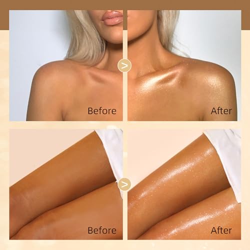 UCANBE Liquid Glitter Highlighter - Rose Gold Shimmer 50ml