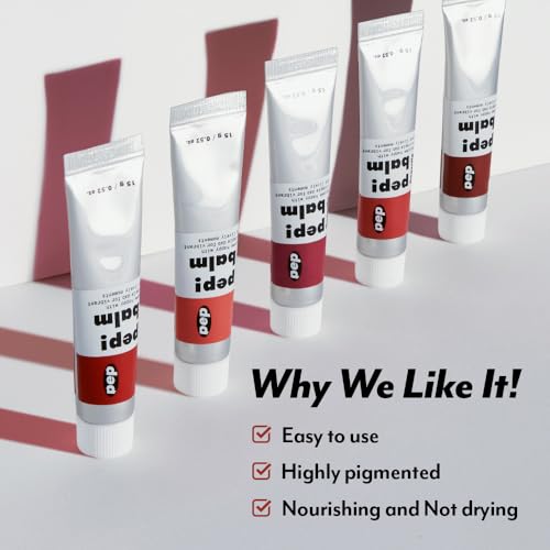 I'M MEME Lip and Cheek Tint - PepBalm 004 Corner | Wtih Shea Butter, Gift, Liquid Blush, Travel-Friendly, Highly Pigmented, Non-Drying, Sheer Balm Gross Tint Contour, 0.52 Oz