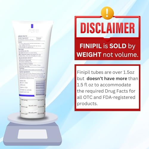 Nufree Finipil Lait 50 ? Antiseptic Post-Hair Removal Lotion, Soothes & Protects Skin, Set of 2 Tubes 44 Ml