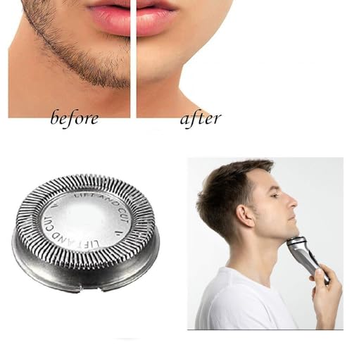 Electric Razor Replacement Shaver Heads for Philips HQ55 HQ3 HQ4+ HQ56 HQ6906 HQ6900 HQ6940 HQ6970 HQ6904 Reflex Plus and Electric Micro Action 3 Pieces