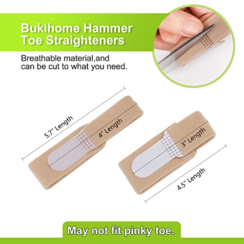 Hammer Toe Straighteners 12 Pack - Toe Splints & Correctors