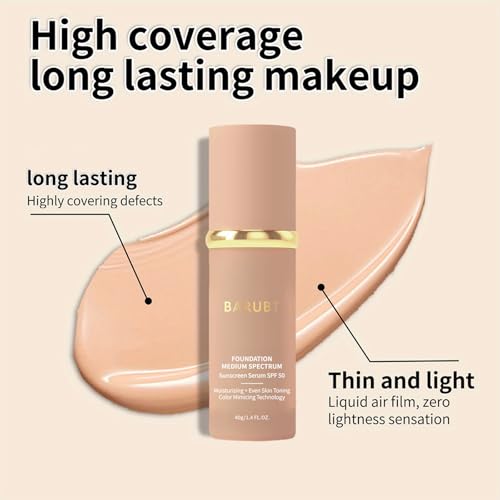 Color Changing Foundation - Waterproof, Long-Lasting, Medium Spectrum
