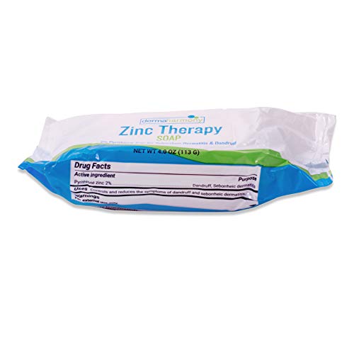 Dermaharmony Set of 10 2% Pyrithione Zinc (ZnP) Bar Soap 4 oz - Crafted for Those with Skin Conditions - Seborrheic Dermatitis, Dandruff, etc.