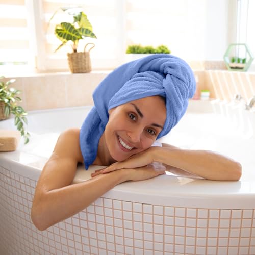 QUBA LINEN 100% Cotton Bath Towels 6-Pack 27x54"